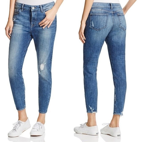 DL1961 Denim - No. 6 Ripped Slouchy Skinny Scratched Wash Jean DL1961 Denim - No. 6 Ripped Slouchy Skinny Scratched Wash Jean